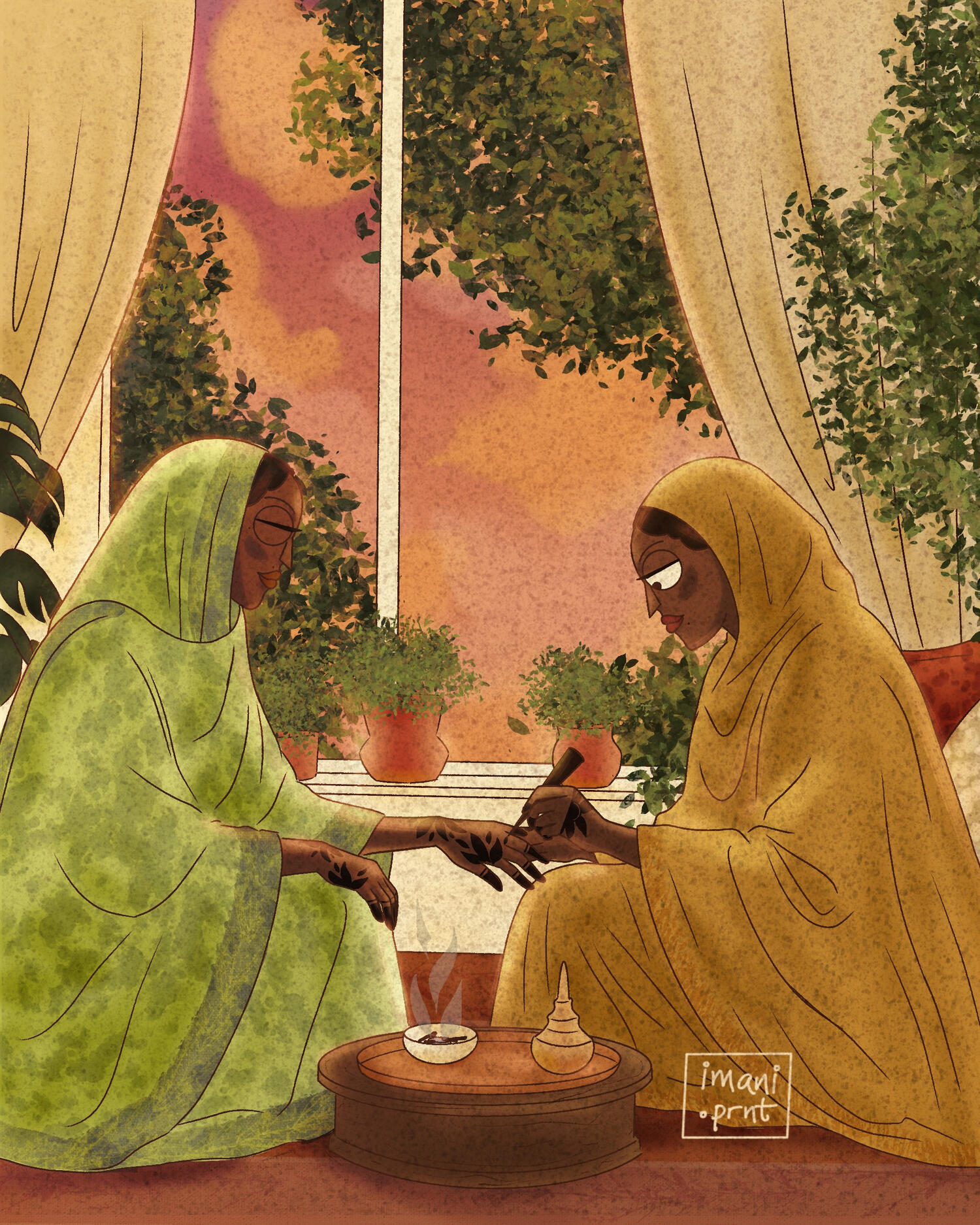 Pre Eid Whimsy A tribute to the anticipation of Eid, capturing the joy, beauty, and quiet wonder found in the rituals of preparation.